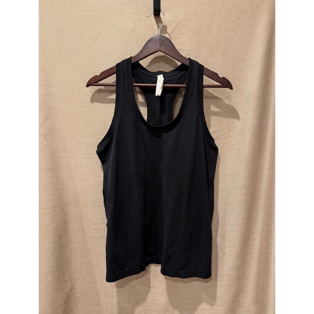 Athleta Momentum Seamless Racerback Tank Top XL Black Activewear Women